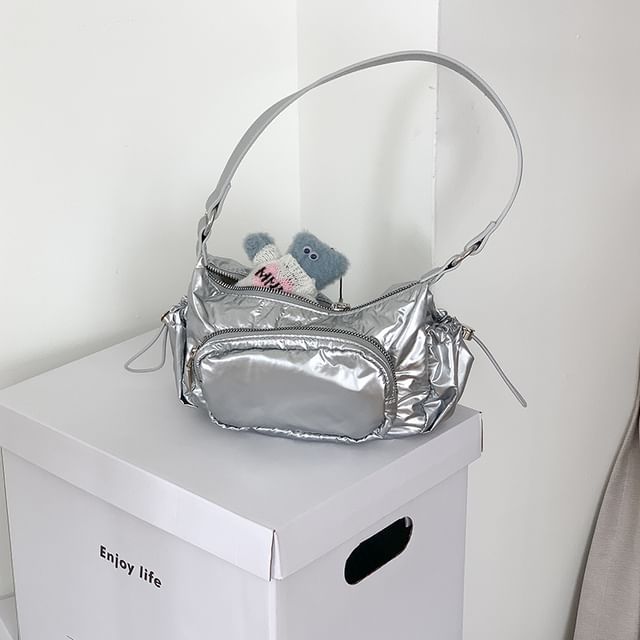 Drawstring Bag Plain Shoulder