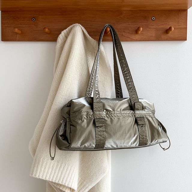 Bag Plain Shoulder Drawstring