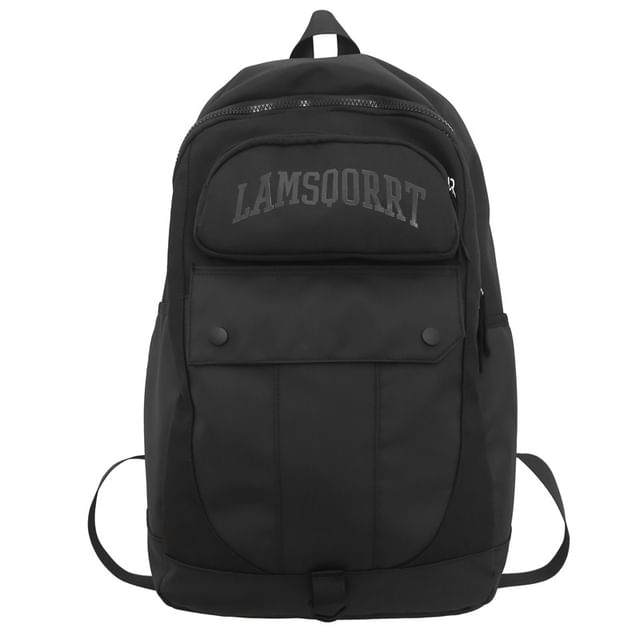 Nylon Lettering Backpack