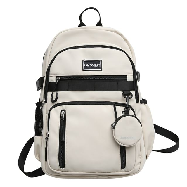 Purse Nylon Coin Backpack Applique Set: Lettering +