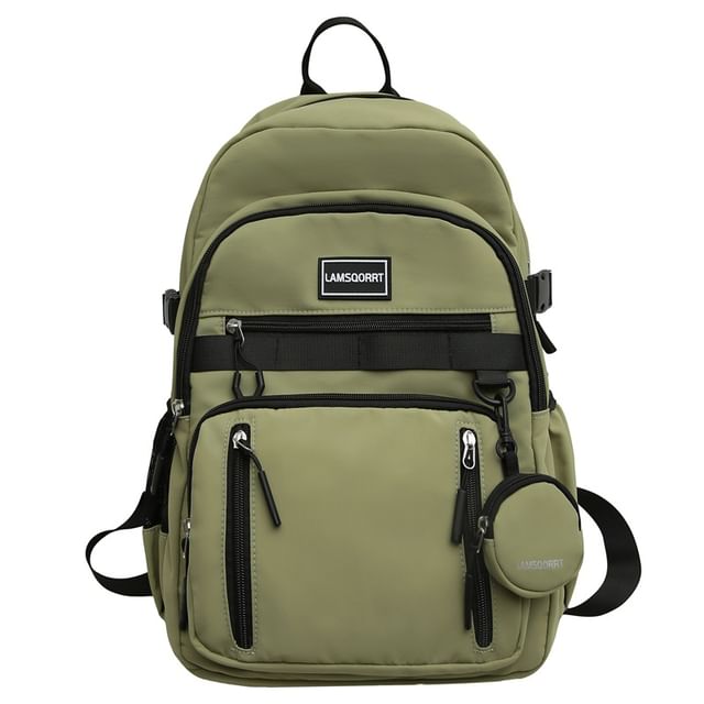 Purse Nylon Coin Backpack Applique Set: Lettering +