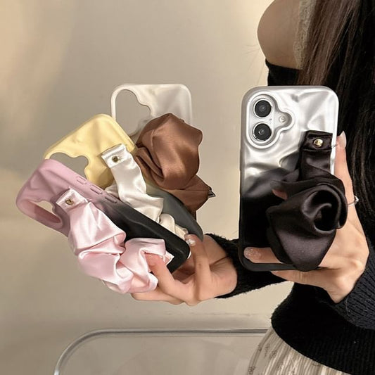 Strap Phone Shirred Case Fabric