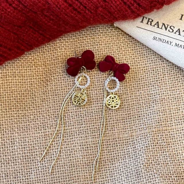 Dangle Stud Designs) / (Various Earring Drop Bow