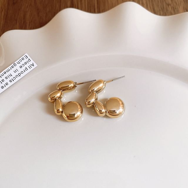 Hoop Alloy Stud / Earring