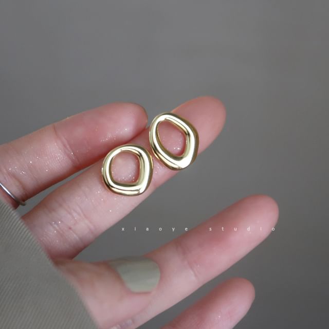 Stud Silver S925 Irregular Earring Sterling