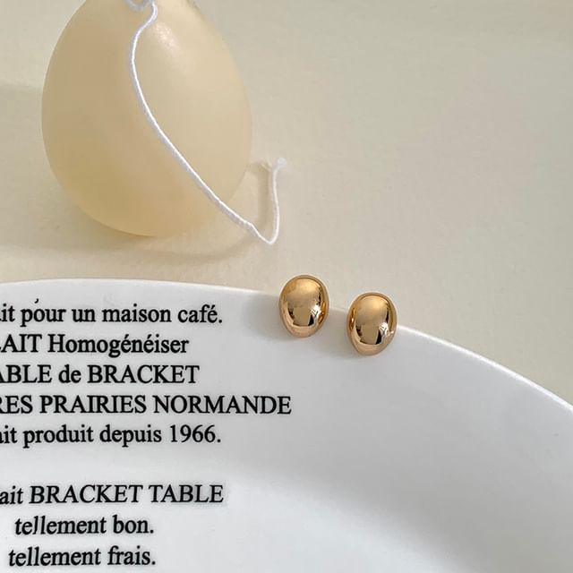 Alloy Polished Earring Stud