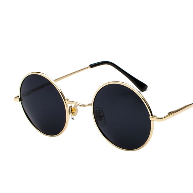 Frame Sunglasses Metal Round
