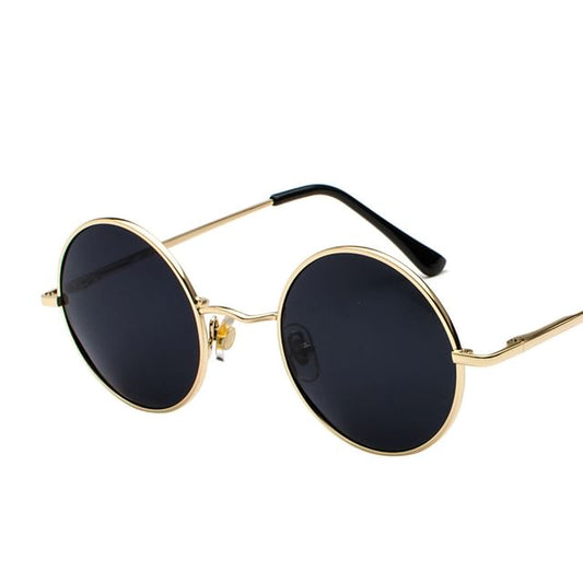 Frame Sunglasses Metal Round