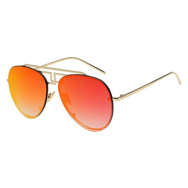 Double Metal Bridge Sunglasses Frame