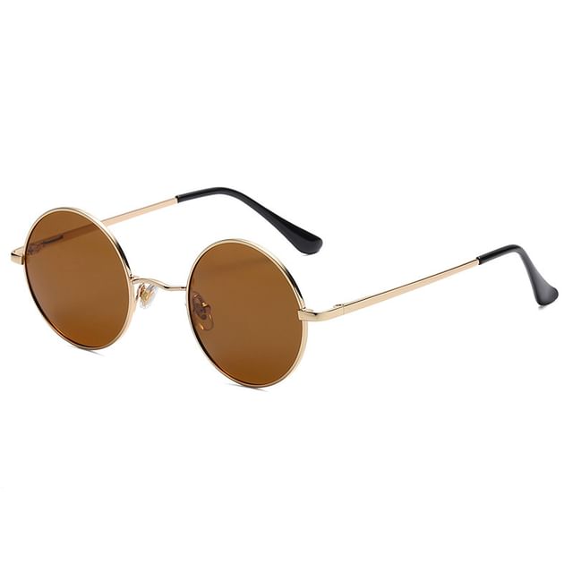 Frame Sunglasses Metal Round