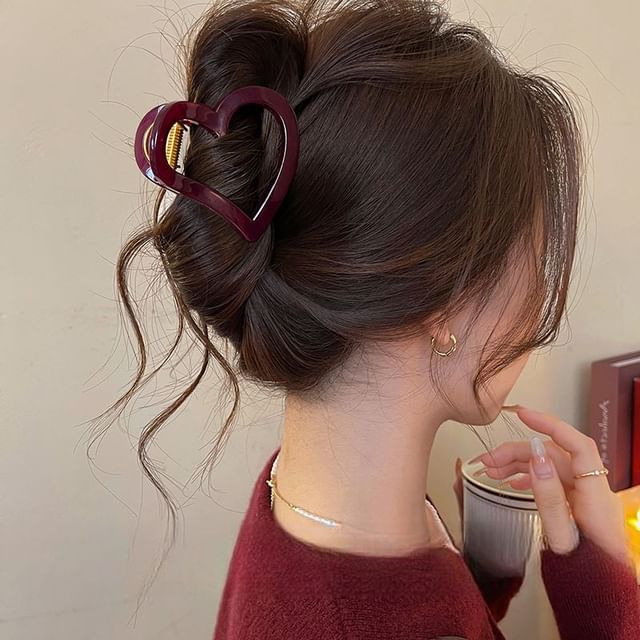 Heart Hair Plain Claw