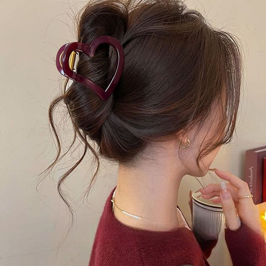 Heart Hair Plain Claw