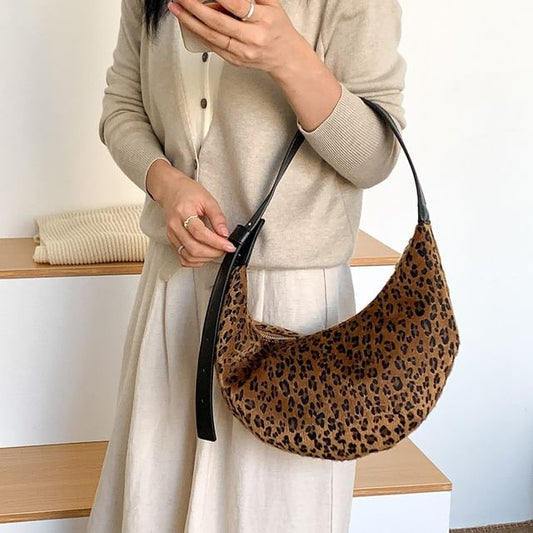 Leopard Print Shoulder Bag