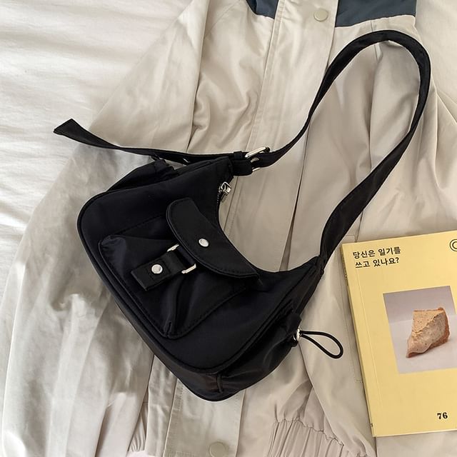 Bag Shoulder Drawstring Multi-Pocket