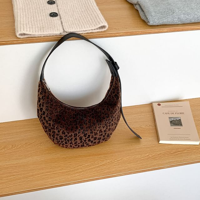 Leopard Print Shoulder Bag