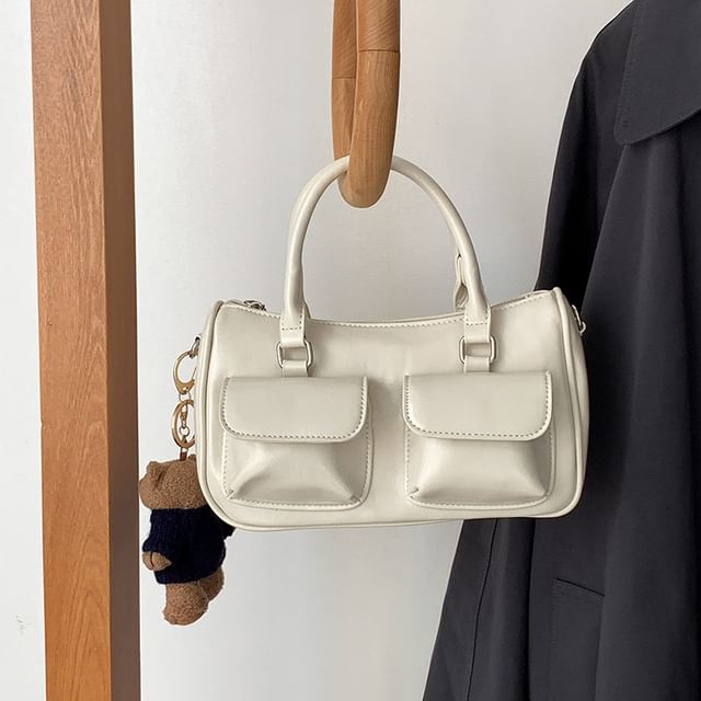 Crossbody Bag Leather Multi-Pocket Faux