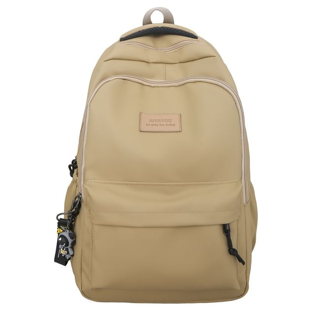 Bag Backpack Plain Applique Laptop / Set Charm