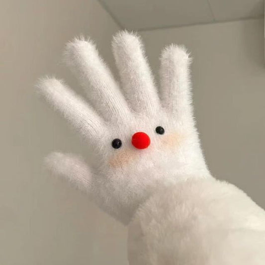 Fluffy Gloves Cartoon