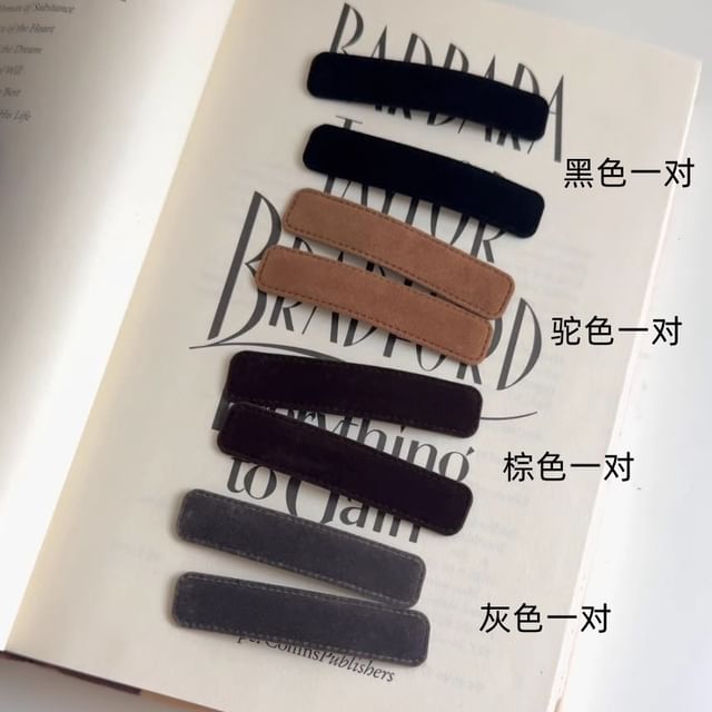 Clip Plain Velvet Hair