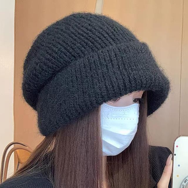 Cuffed Plain Beanie