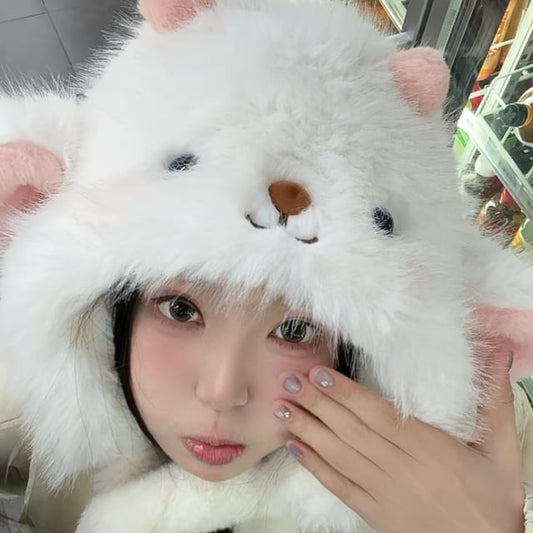 Animal Hat Cartoon Fluffy