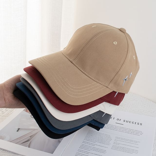 Baseball Star Cap Applique