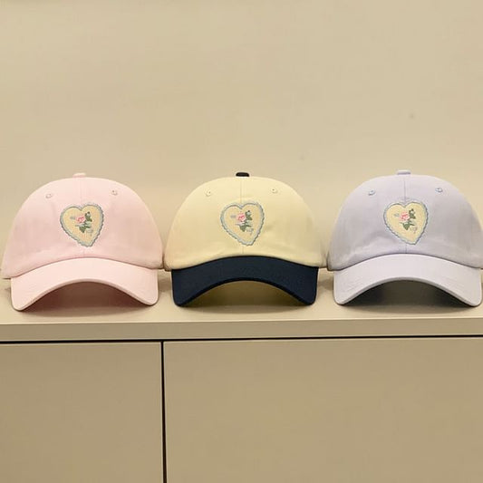 Embroidered Cap Floral