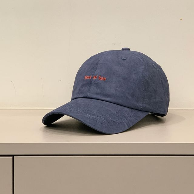 Letter Embroidered Cap