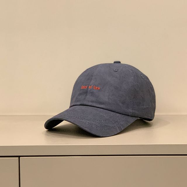 Letter Embroidered Cap