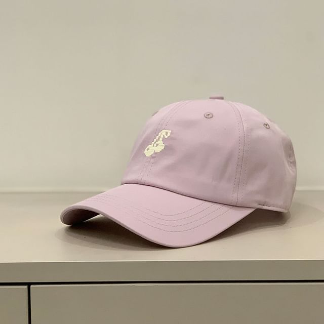 Cap Cherry Embroidered