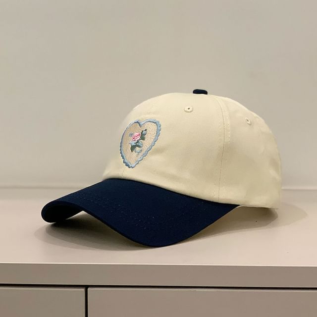 Embroidered Cap Floral