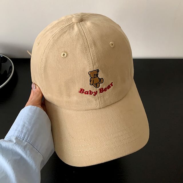 Bear Cap Baseball Embroidered
