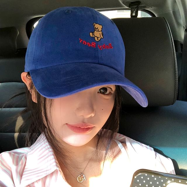 Bear Cap Baseball Embroidered