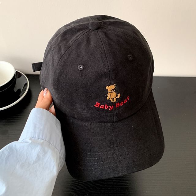 Bear Cap Baseball Embroidered