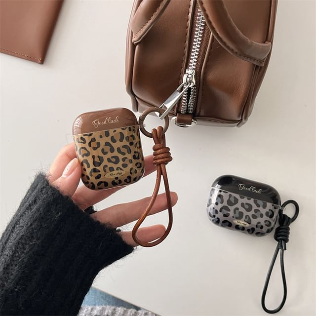 / AirPods Skin Print Case Earphone Pro Leopard