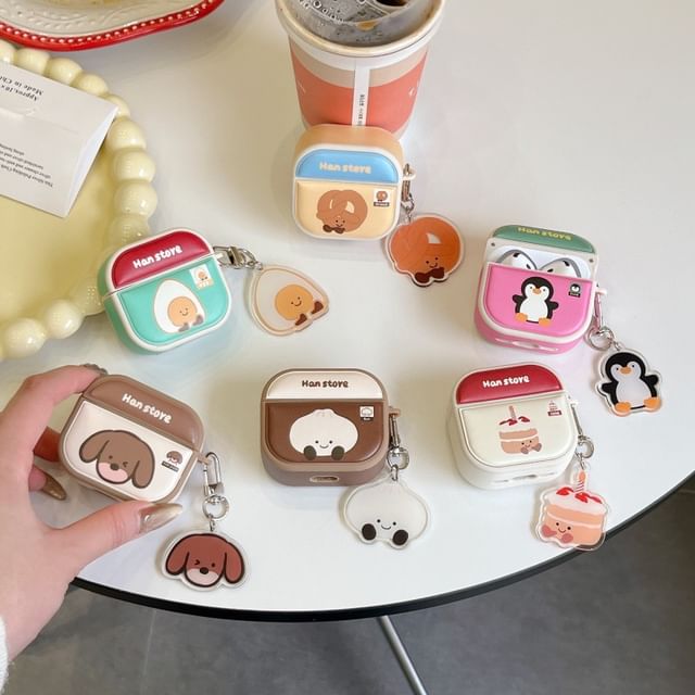 / Cartoon AirPods Case Charm Earphone with Skin Pro