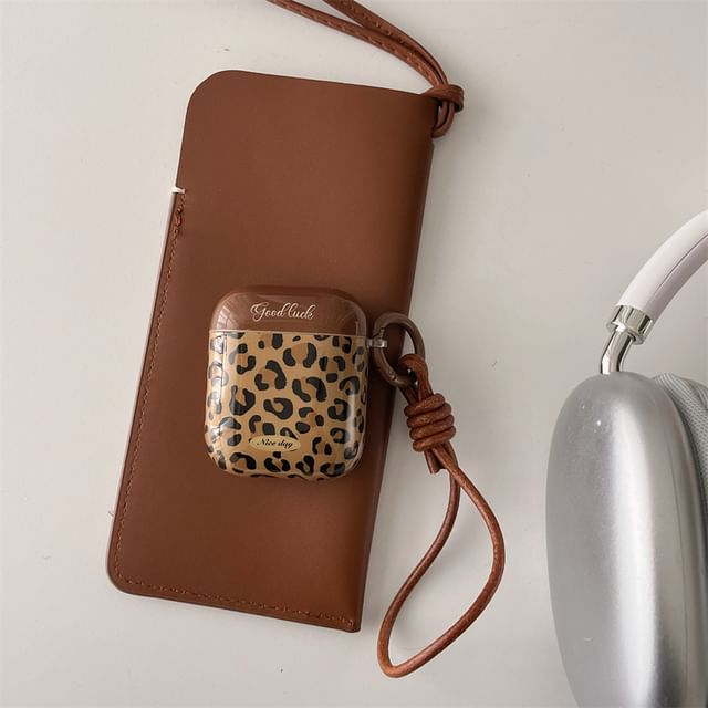 / AirPods Skin Print Case Earphone Pro Leopard