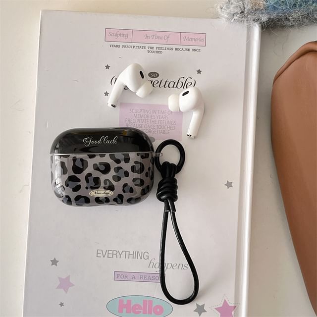 / AirPods Skin Print Case Earphone Pro Leopard