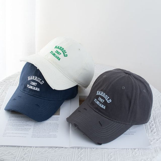 Cap Lettering Embroidery