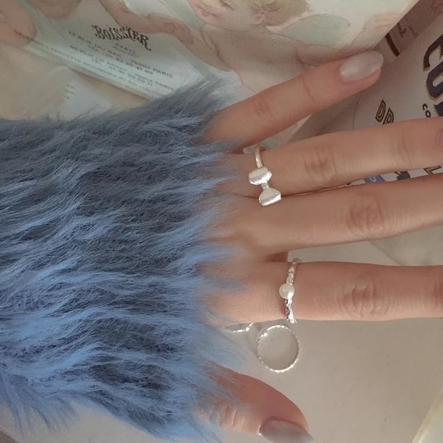 Silver Sterling Ring Open