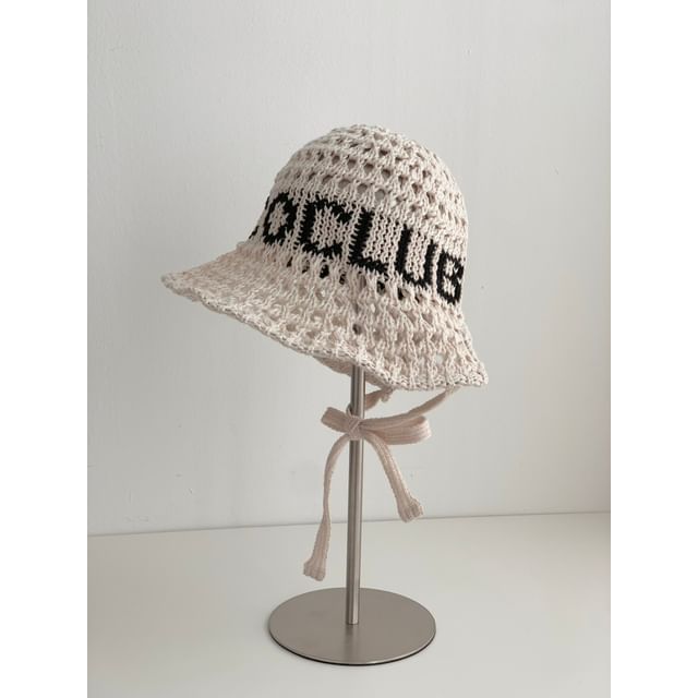 Hat Bucket Lettering Crochet