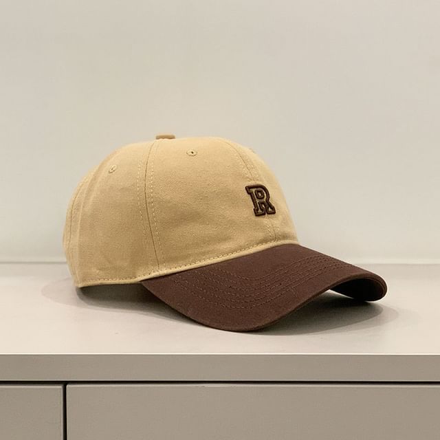 Embroidered Tone Two Cap Lettering Baseball