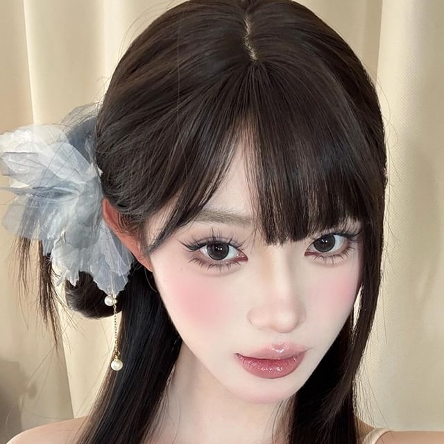 Flower Pin Hair Mesh