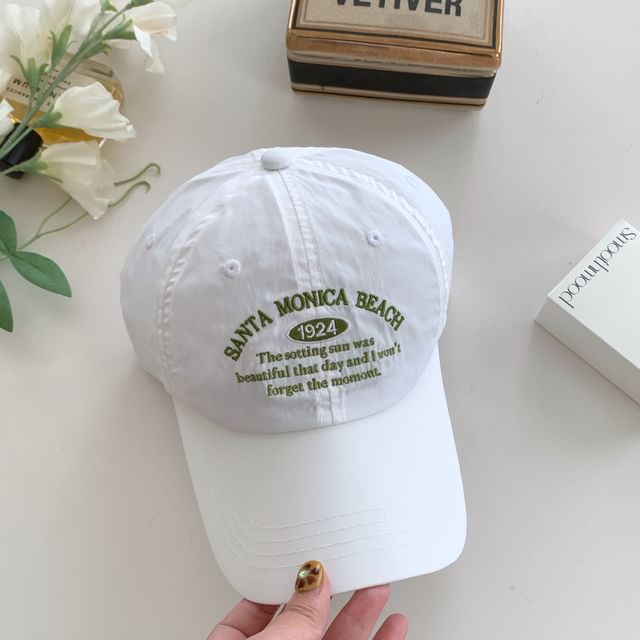 Cap Letter Embroidered Baseball