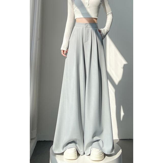 High Wide Slacks Leg (Various Rise Plain Designs)