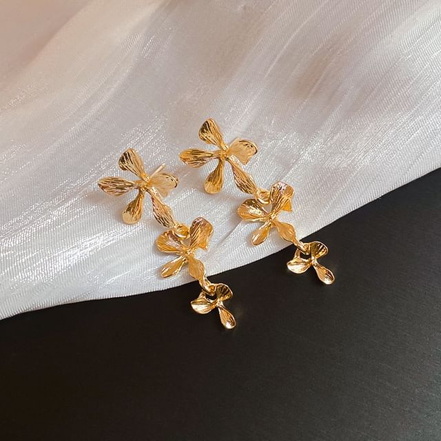 Flower Drop Alloy Earring