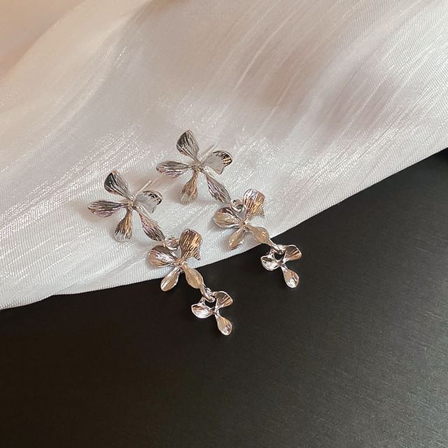 Flower Drop Alloy Earring