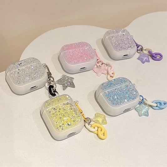 Pro Skin AirPods Sequined with Charm / Designs) (Various Case Earphone