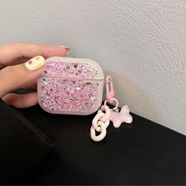 Pro Skin AirPods Sequined with Charm / Designs) (Various Case Earphone