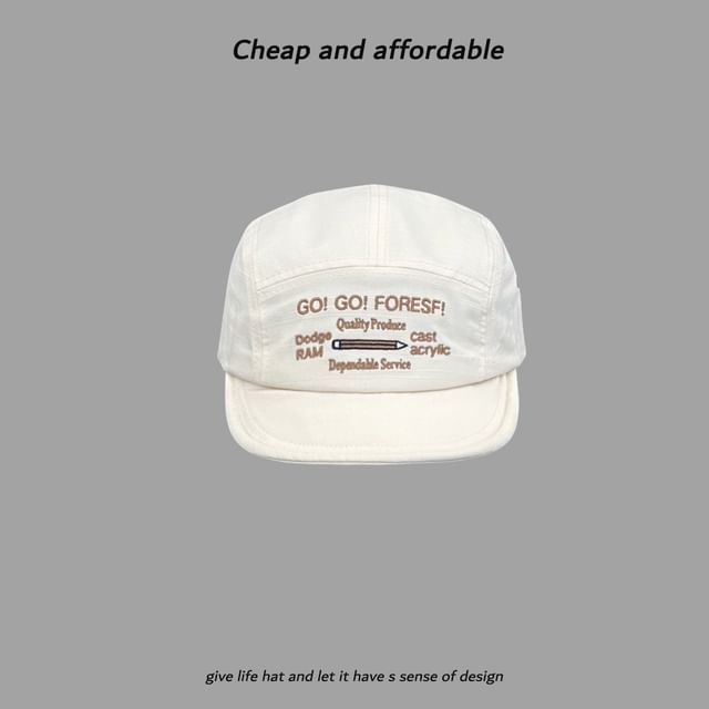 Embroidery Baseball Lettering Cap